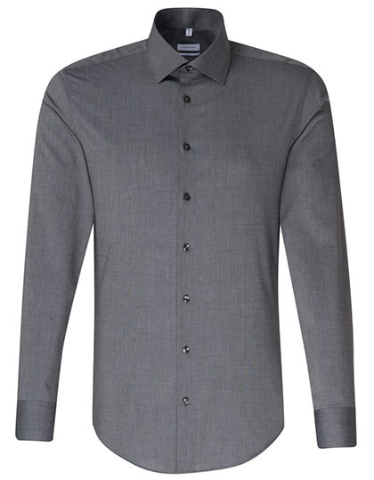 Seidensticker Men´s Shirt Slim Fit Long Sleeve Anthracite