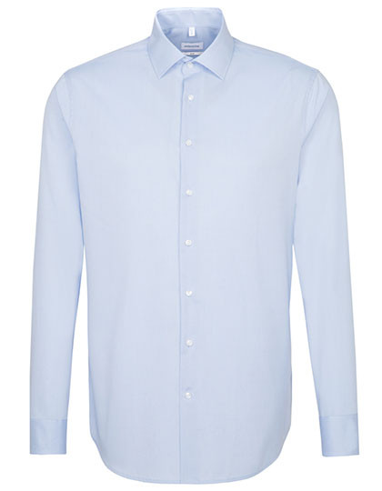 Seidensticker Men´s Shirt Slim Fit Long Sleeve Light Blue