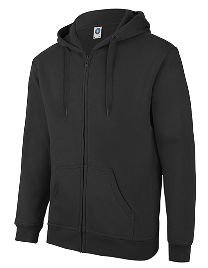 Starworld Zip Through Hooded Sweat Jacket Black