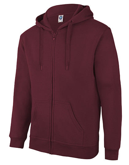 Starworld Zip Through Hooded Sweat Jacket Burgundy