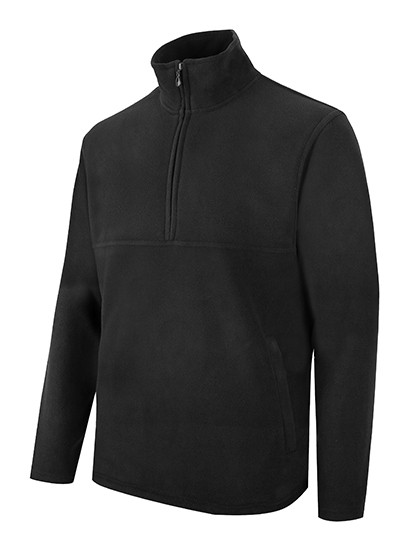 Starworld Zip Neck Fleece Black