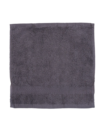 Towel City Luxury Face Cloth Steel Grey