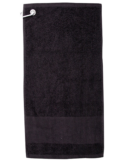 Towel City Printable Golf Towel Black