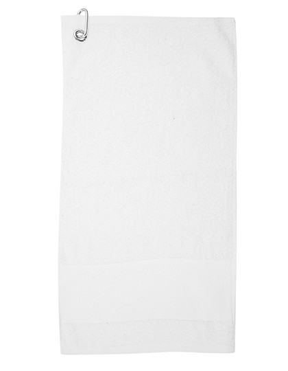 Towel City Printable Golf Towel White