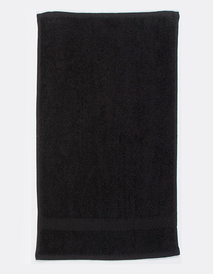 Towel City Luxury Guest Towel Black