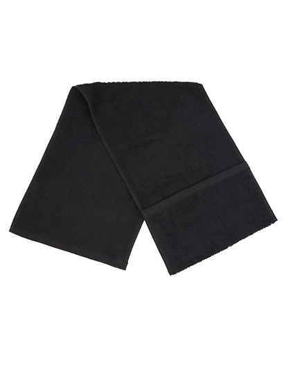 Towel City Pocket Gym Towel Black