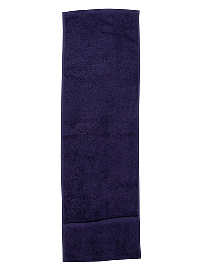 Towel City Pocket Gym Towel Navy