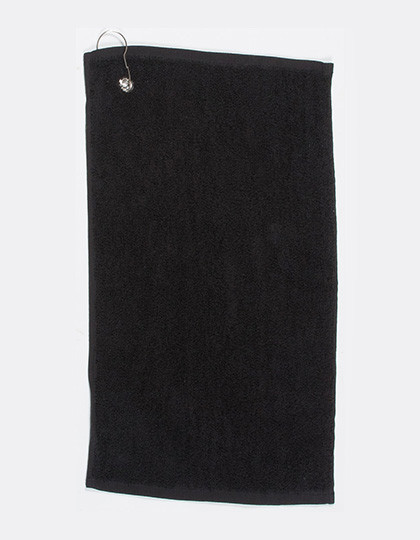 Towel City Luxury Golf Towel Black