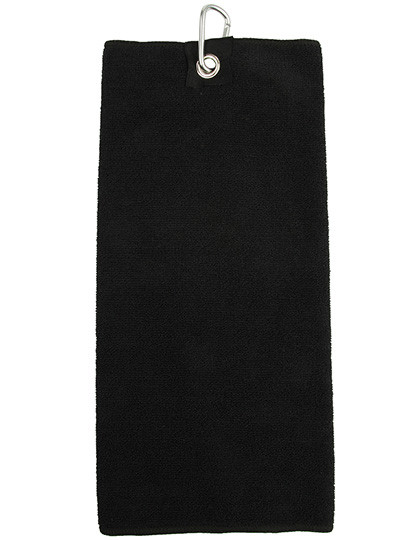 Towel City Microfibre Golf Towel Black