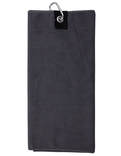 Towel City Microfibre Golf Towel Steel Grey
