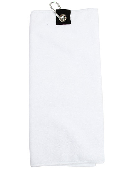 Towel City Microfibre Golf Towel White