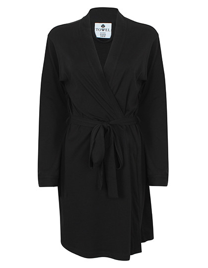 Towel City Ladies´ Robe Black