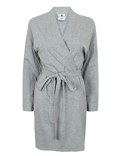 Towel City Ladies´ Robe Heather Grey