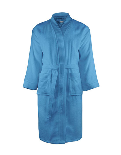 The One Towelling® Classic Bathrobe Aqua Azure