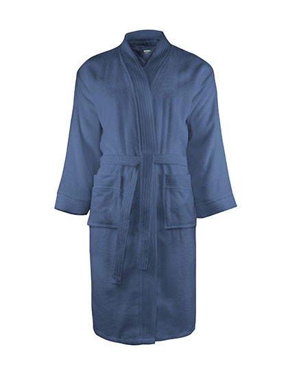 The One Towelling® Classic Bathrobe Denim Faded