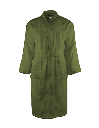 The One Towelling® Classic Bathrobe Olive Green