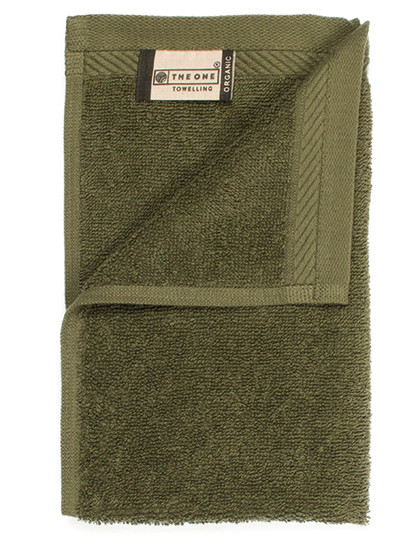 The One Towelling® Organic Guest Towel Olive Green