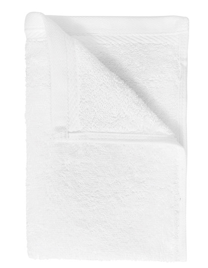 The One Towelling® Organic Guest Towel White