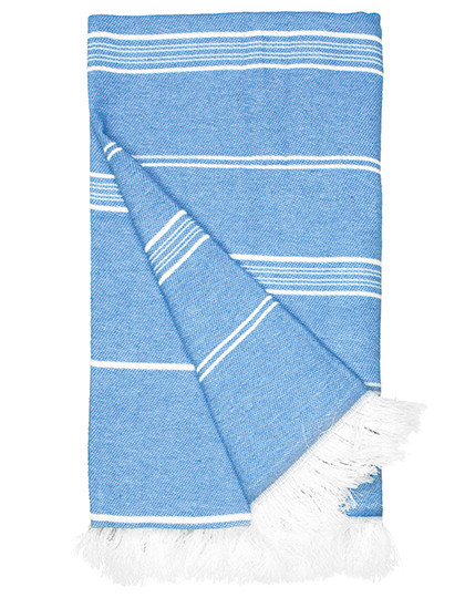 The One Towelling® Recycled Hamam Towel Cobalt Blue