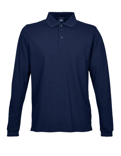 Tee Jays Men´s Luxury Stretch Long Sleeve Polo Navy