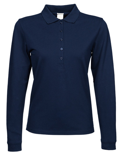 Tee Jays Women´s Luxury Stretch Long Sleeve Polo Navy