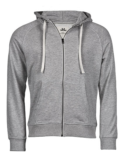 Tee Jays Urban Zip Hoodie Heather Grey