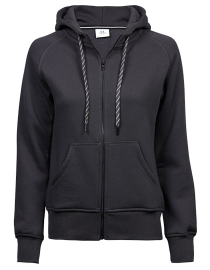Tee Jays Women´s Fashion Full Zip Hood Dark Grey (Solid)