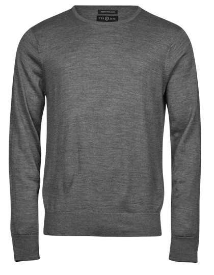 Tee Jays Men´s Crew Neck Sweater Grey Melange