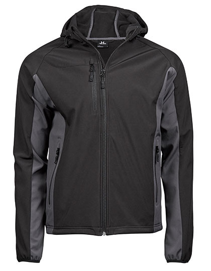 Tee Jays Men´s Hooded Lightweight Performance Softshell Jacket Black