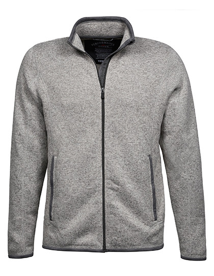 Tee Jays Men´s Outdoor Fleece Jacket Grey Melange
