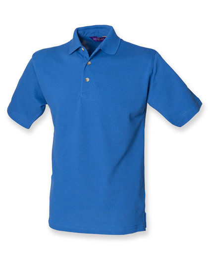Henbury Classic Cotton Piqué Polo Shirt Royal