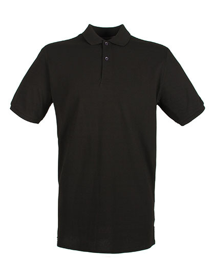 Henbury Men´s Micro-Fine Piqué Polo Shirt Black