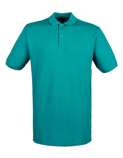 Henbury Men´s Micro-Fine Piqué Polo Shirt Bright Jade