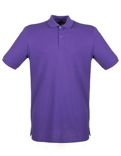 Henbury Men´s Micro-Fine Piqué Polo Shirt Purple