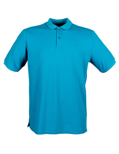 Henbury Men´s Micro-Fine Piqué Polo Shirt Sapphire Blue