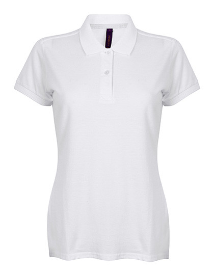 Henbury Ladies´ Micro-Fine-Piqué Polo Shirt White