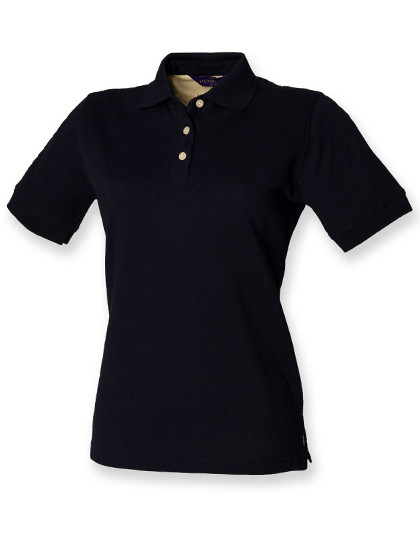 Henbury Ladies´ Classic Cotton Piqué Polo Shirt Navy