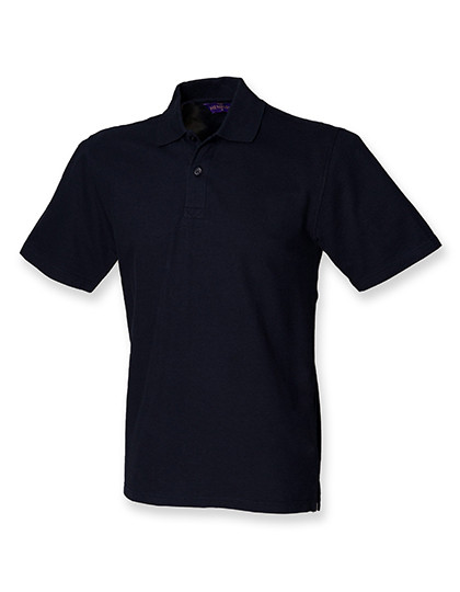 Henbury Men´s Stretch Piqué Polo Shirt Navy
