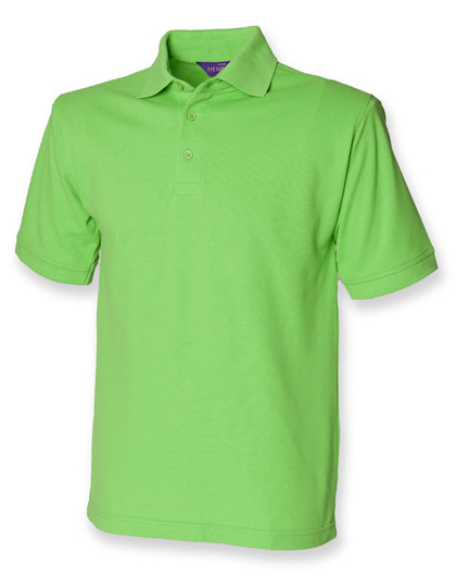 Henbury Men´s 65/35 Classic Piqué Polo Shirt Bright Lime