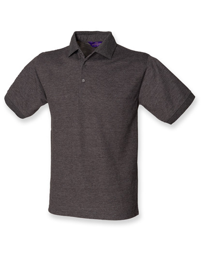 Henbury Men´s 65/35 Classic Piqué Polo Shirt Charcoal
