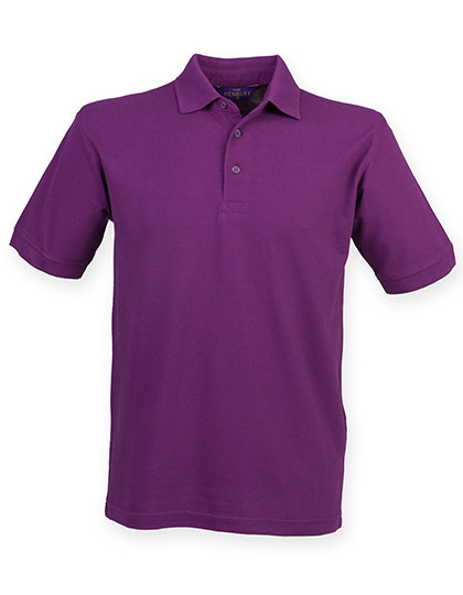 Henbury Men´s 65/35 Classic Piqué Polo Shirt Magenta