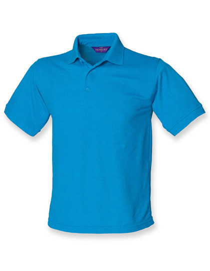 Henbury Men´s 65/35 Classic Piqué Polo Shirt Sapphire Blue