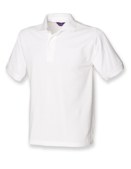 Henbury Men´s 65/35 Classic Piqué Polo Shirt White
