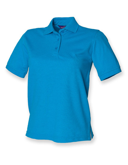 Henbury Ladies´ 65/35 Classic Piqué Polo Shirt Sapphire Blue