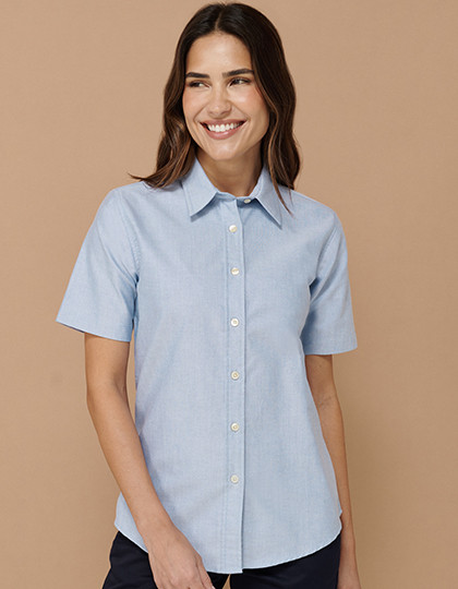 Henbury Ladies´ Classic Short Sleeved Oxford Shirt