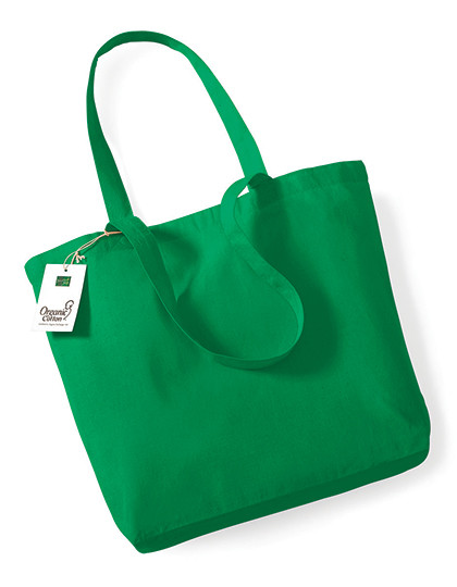 Westford Mill Organic Cotton Shopper Kelly Green