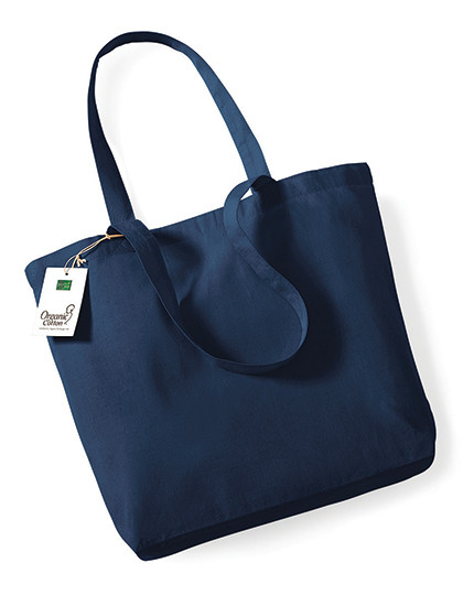 Westford Mill Organic Cotton Shopper Navy