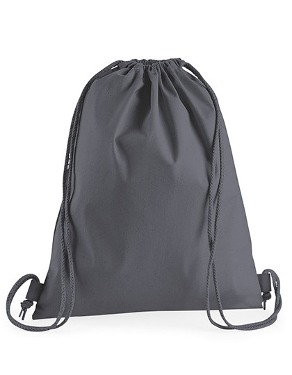 Westford Mill Premium Cotton Gymsac Graphite Grey