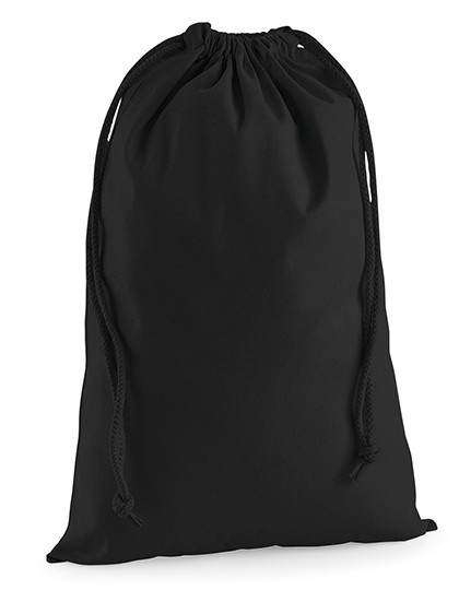 Westford Mill Premium Cotton Stuff Bag Black