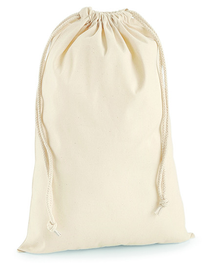 Westford Mill Premium Cotton Stuff Bag Natural